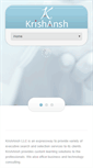Mobile Screenshot of krishansh.com